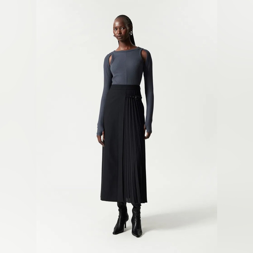 & Other Stories Maxi Pleated Skirt